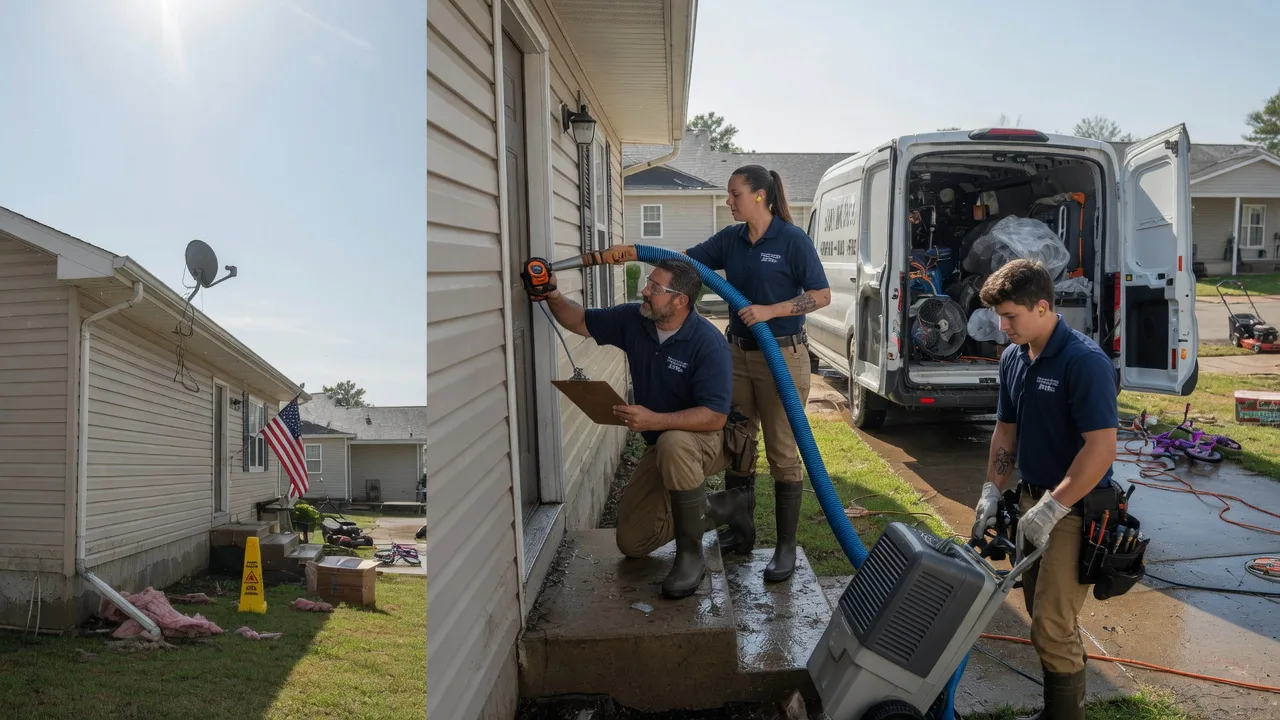 Ceiling Water Damage Restoration in Canadian, OK near me